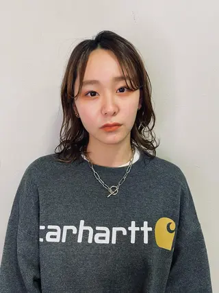 ミディアム 宮腰 瑠果のヘアスタイル
