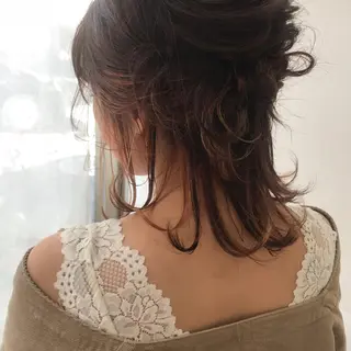 ミディアム 池上 みゆのヘアスタイル