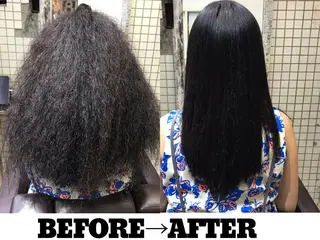 ロング 髪質改善＆縮毛矯正 三上大地のヘアスタイル
