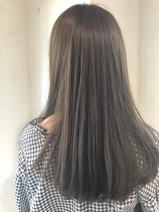 ロング カラー ヘアアレンジ 透明感カラー🤎 ゆりのヘアスタイル