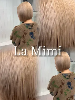 ショート カラー La Mimiのヘアスタイル
