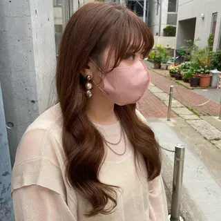 ロング カラー 🪭risa 暖色/レイヤー🪭のヘアスタイル
