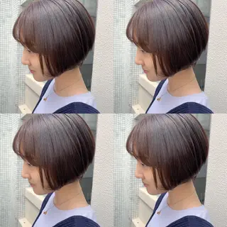 ショート カラー 艶髪・酸性ストレート フリツのヘアスタイル