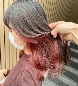 カラー 東梅田エリアカラー ヘアセットNo. 1のヘアスタイル