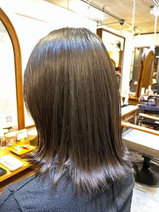 ミディアム 佐藤槙哉 サトウシンヤのヘアスタイル