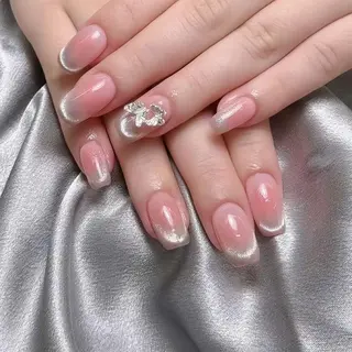 ネイル 🦋チップ長さだし 専門店🦋のネイルデザイン