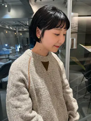 ショート 似合わせボブ/ 大人ボブ🩵しおのヘアスタイル