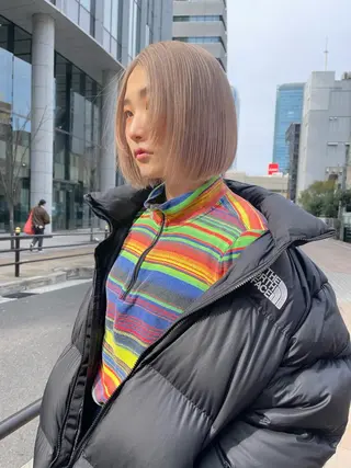 ショート 福山 晴香のヘアスタイル