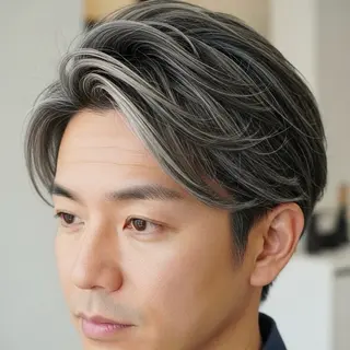 メンズ フェザーパーマ/ 曲がる矯正/酒井壮大のヘアスタイル