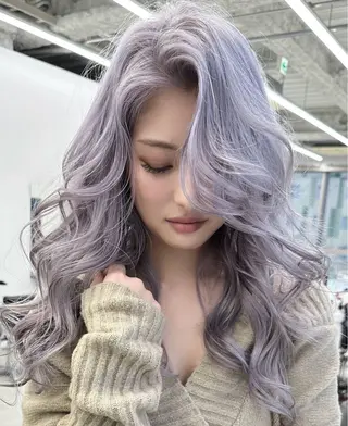 ロング 中道 晶のヘアスタイル