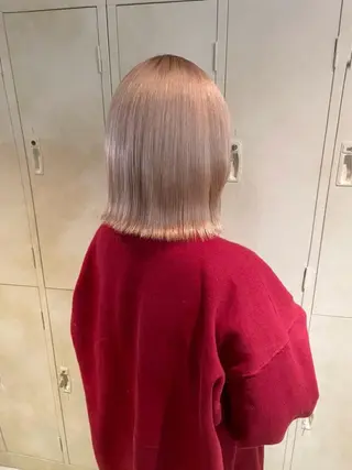 ミディアム 透明感カラー/ 髪質改善✨️🎀萌愛のヘアスタイル