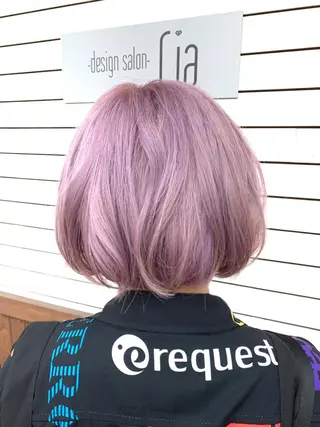 ショート レディース専用🌷咲 の垢抜けブリーチ部屋のヘアスタイル