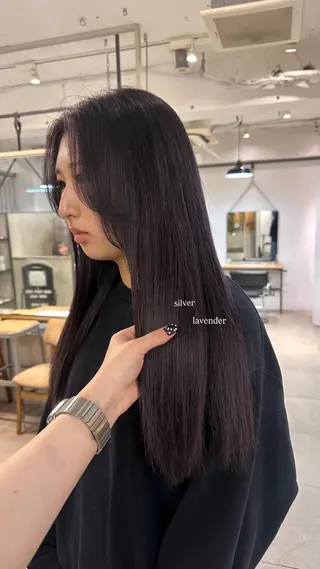 ロング カラー naturalカラー / Rukaのヘアスタイル