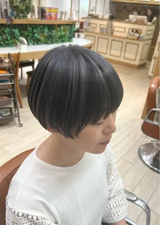 ショート カラー モデル募集 セイノチヒロのヘアスタイル