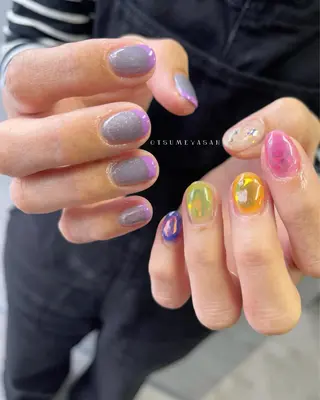 ネイル わたなべ ちかのネイルデザイン