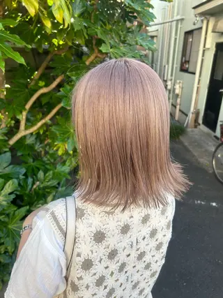 カラー ダブルスキルエクステ /羽エクステ白石宇由のヘアスタイル