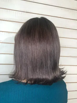 ミディアム カラー 🧡艶髪ちゅるん髪 🫧🧡YUKI❄️のヘアスタイル