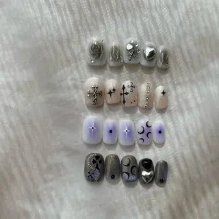 ネイル パラあり！フィルイン 美フォルムのネイルデザイン