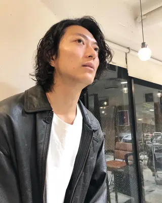 パーマ ヘアアレンジ メンズ メンズ特化✂️栗原 侑也のヘアスタイル