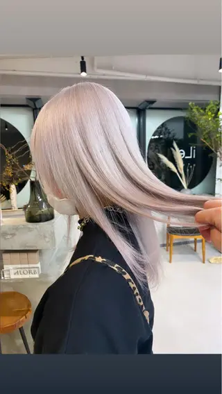 ロング カラー 藤田 清志のヘアスタイル