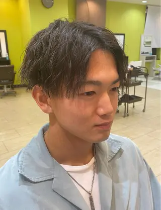 パーマ メンズ 年間2000名担当◎ パーマ職人/仲原佑樹のヘアスタイル