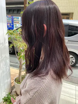 セミロング カラー KOBAYASHI TEPPEIのヘアスタイル