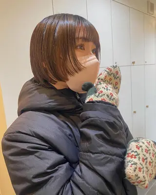 ミディアム カラー 砂原 ひよりのヘアスタイル