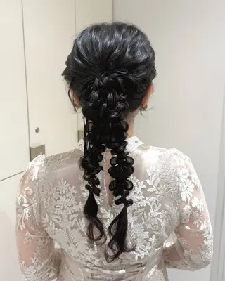 ロング ヘアアレンジ カラー/ヘアセット Nanami💗のヘアスタイル
