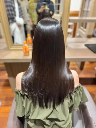 ロング 近藤 正充のヘアスタイル