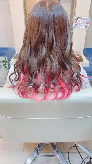 セミロング カラー ヘアアレンジ 佐藤 匠のヘアスタイル
