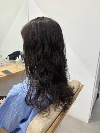 ロング パーマ ayaka #パーマ#アレンジのヘアスタイル
