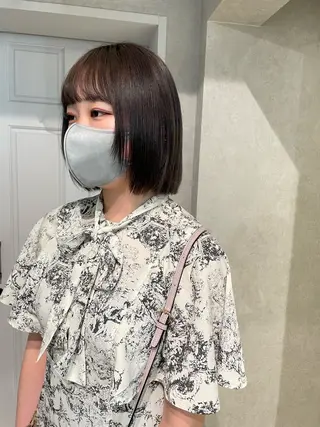 ショート カラー ナチュラル透明感🌱 小山美樹子のヘアスタイル