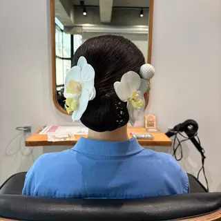 ロング ヘアアレンジ パ ルのヘアスタイル