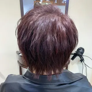 ショート カラー メンズ 縮毛矯正/山根勇平 /完全マンツーマンのヘアスタイル