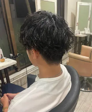 パーマ メンズ kako /透明感カラー🤍のヘアスタイル