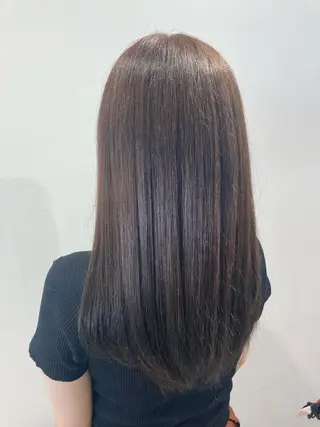セミロング 透明感カラー 板橋　島村美咲のヘアスタイル