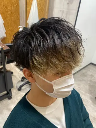 メンズ anhelo髪質改善 メテオ髪質改善名駅のヘアスタイル