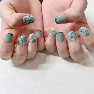 ネイル Maya 🧊🫧‪／渋谷のネイルデザイン