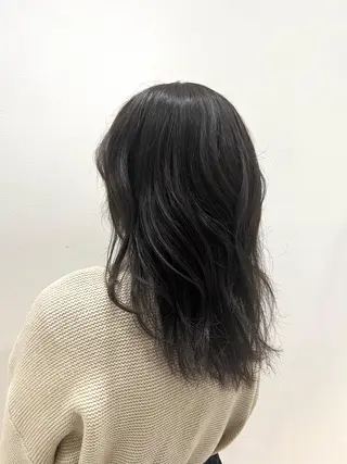 セミロング カラー ヘアアレンジ 🌈インナーカラー ‘ショウマ’🌈のヘアスタイル