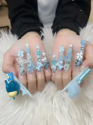 ネイル ANH ゴテゴテネイルのネイルデザイン