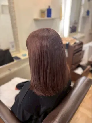 セミロング 古川 心のヘアスタイル