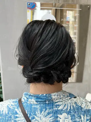 ミディアム カラー ヘアアレンジ 「sumi」 AMIのヘアスタイル