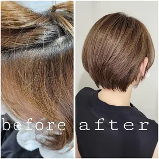 ショート カラー 尾野 恭平のヘアスタイル