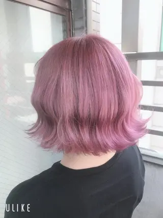 ミディアム カラー 岩谷/ブリーチ 🪽透明感カラーのヘアスタイル