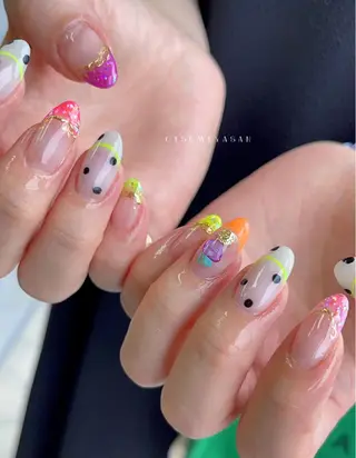 ネイル わたなべ ちかのネイルデザイン