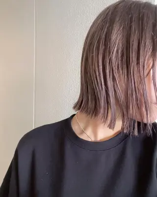 ミディアム カラー clam. yuu🦩のヘアスタイル