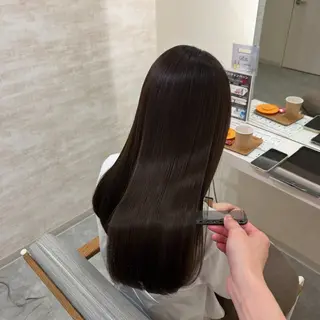 セミロング カラー 髪質改善&ヘアケア /菊池琉那のヘアスタイル