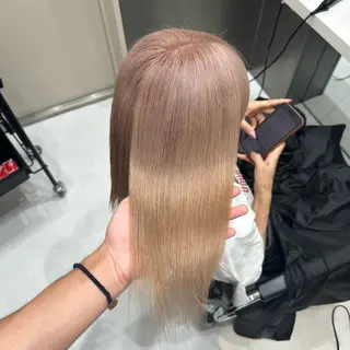 セミロング カラー ✨髪質改善艶カラー✨ リュウトのヘアスタイル