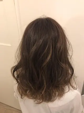 ミディアム カラー Cecilhair セシルヘアー神戸元町のヘアスタイル