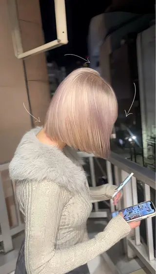 カラー 松田 篤樹のヘアスタイル